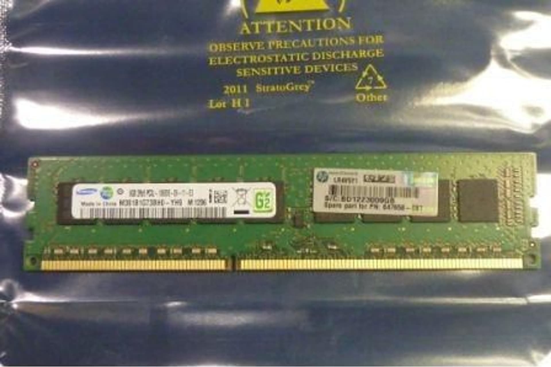Pamięć dedykowana HP 8Gb Pc3L 10600E 512Mx8 Ipl