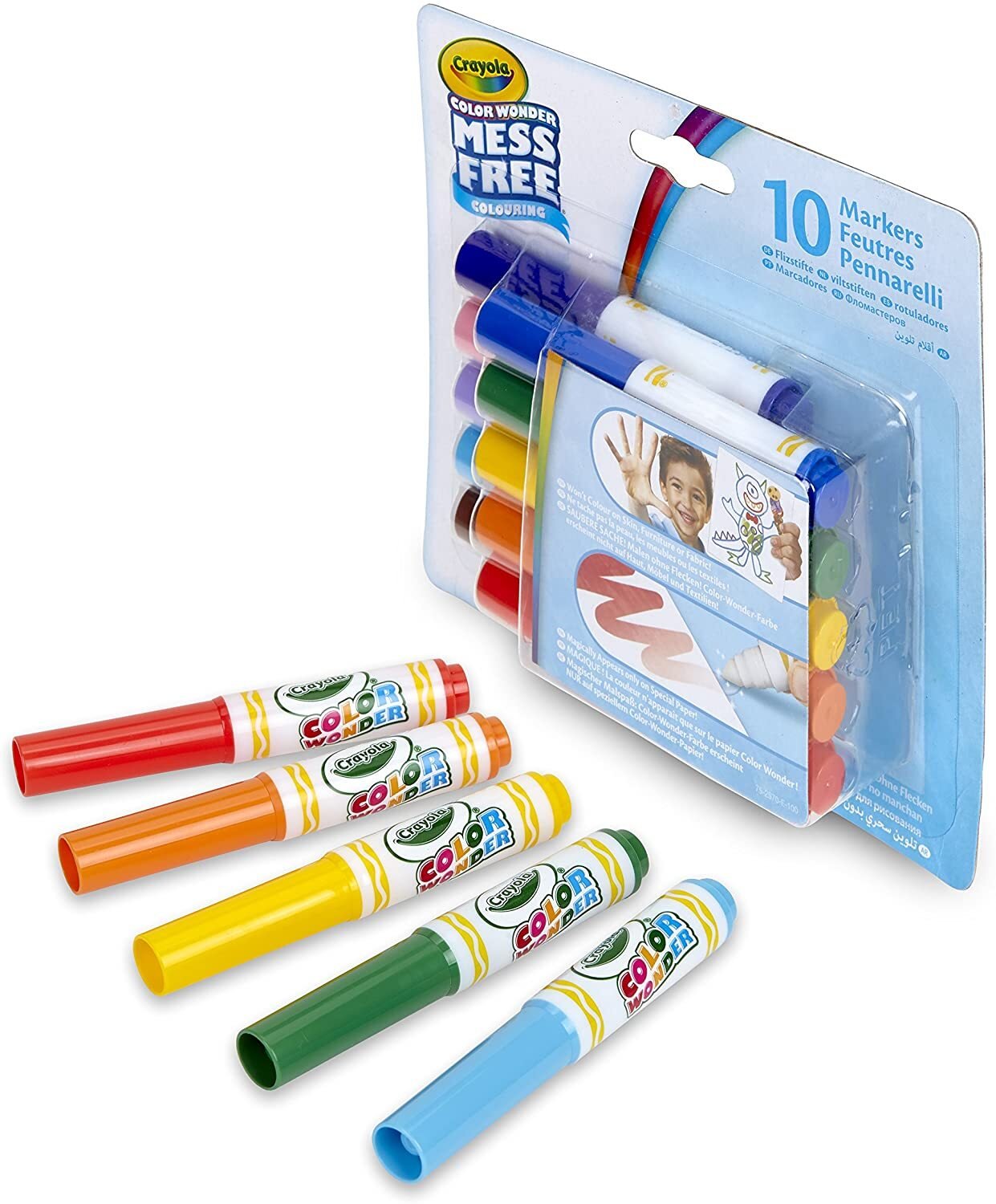 Crayola Crayola Color Wonder Classic Mini Markers 10 Pcs
