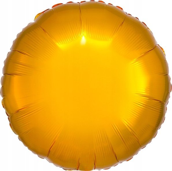 AMSCAN Balon foliowy metalik złoty okrągły 43cm 9914074