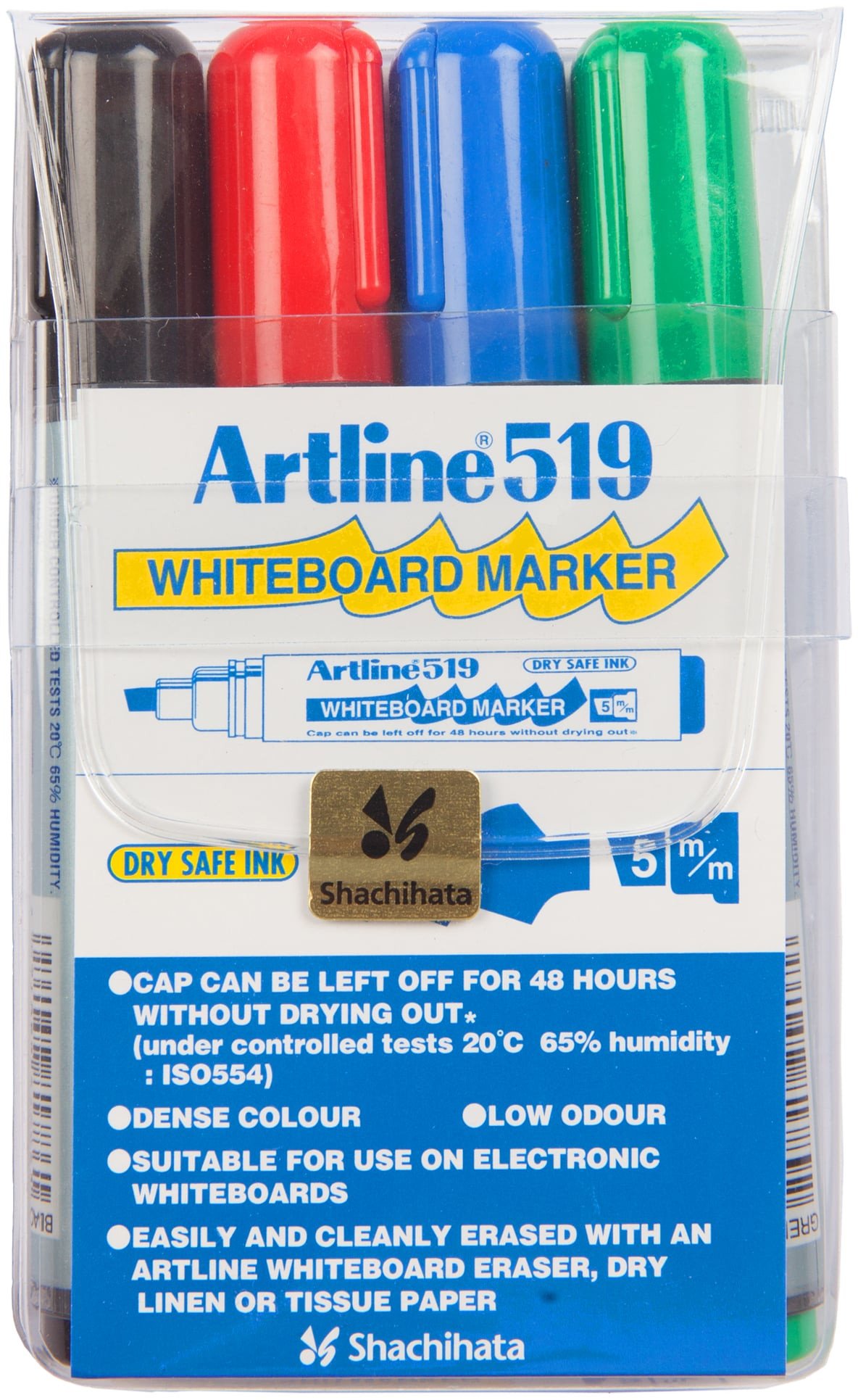 Artline Whiteboard Marker Artline 519 4-sæt