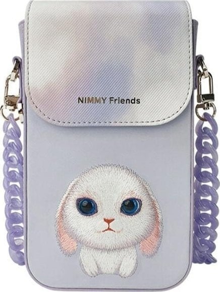 Nimmy torebka na telefon fioletowy/purple Big Eyed Pet 2.0 Rabbit