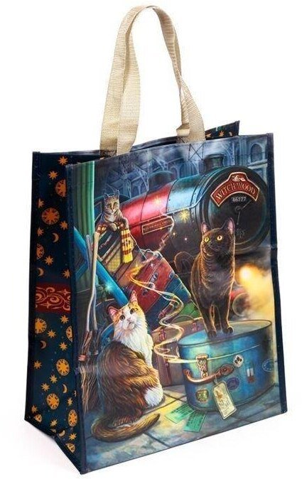 Puckator Torba na zakupy Witchwood Express Cat Lisa Parker