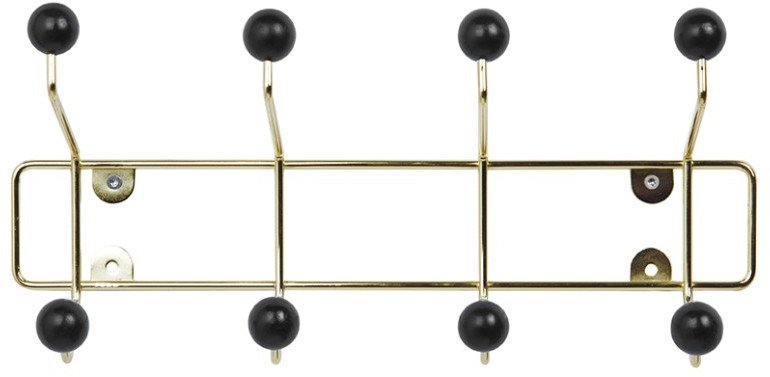 Goodhome Wieszak na ubrania na ścianę SATURNUS, 34 cm