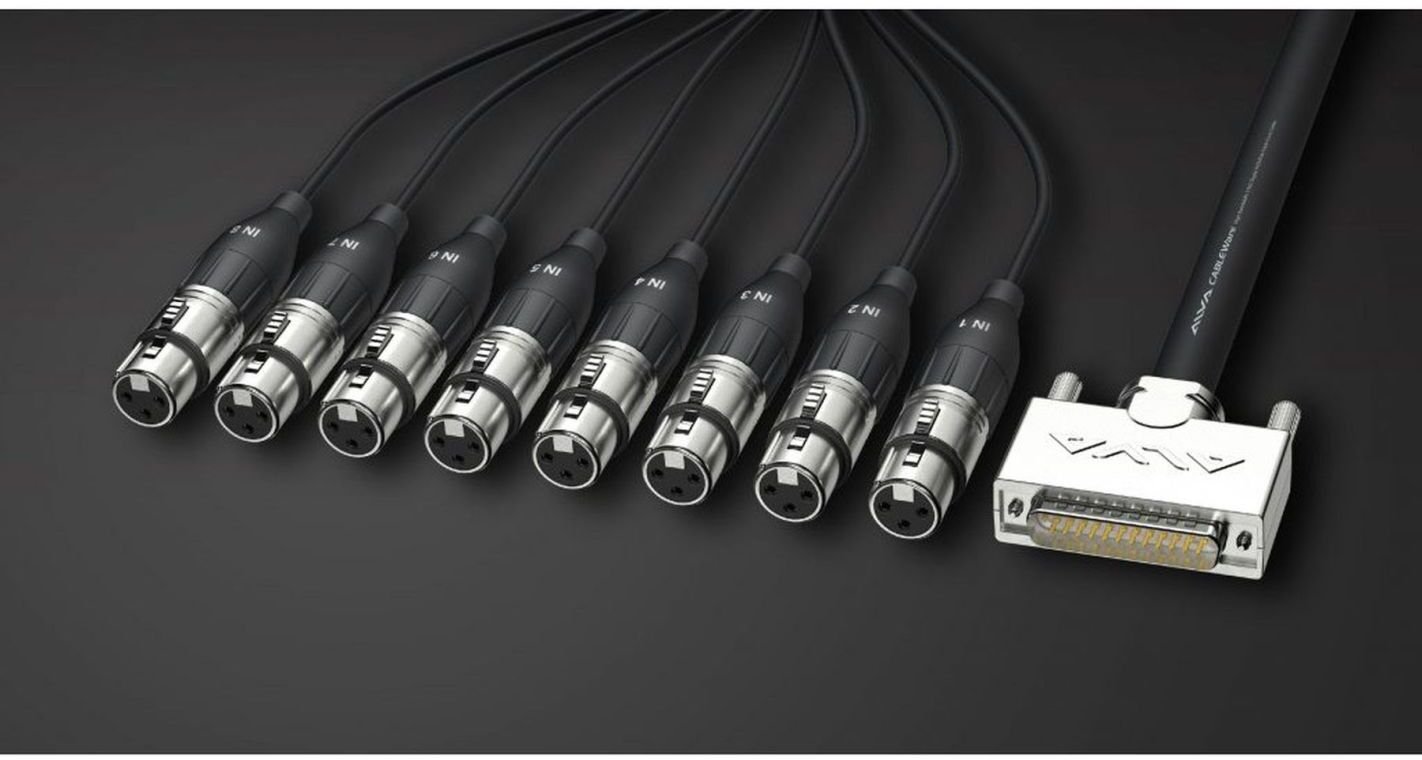 ALVA - Kabel D-Sub25 - 8 x XLRf 5m