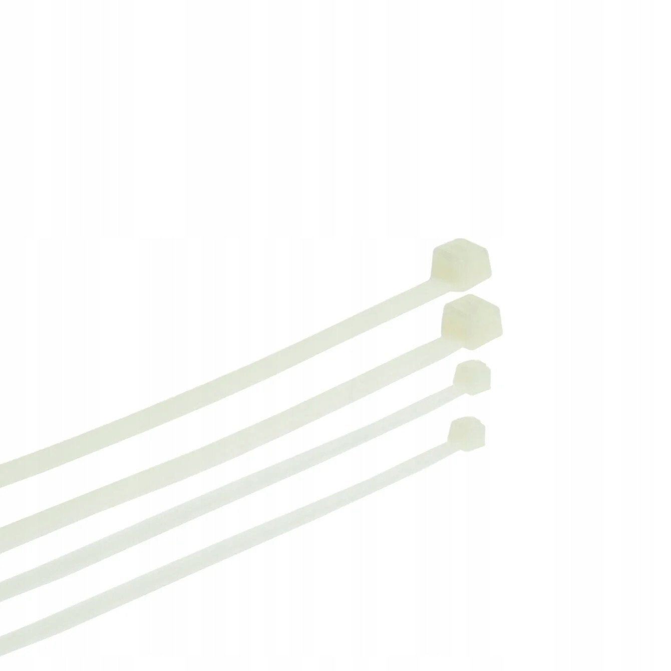 PLASTROL OPASKA PLASTIKOWA BIAŁA 2,5 x 150mm 100szt.