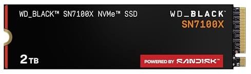 Dysk SSD SanDisk WD_BLACK SN7100X - SSD - 2 TB - wewnętrzny - M.2 2280 - PCI Express 5.0 x4 (NVME) (...