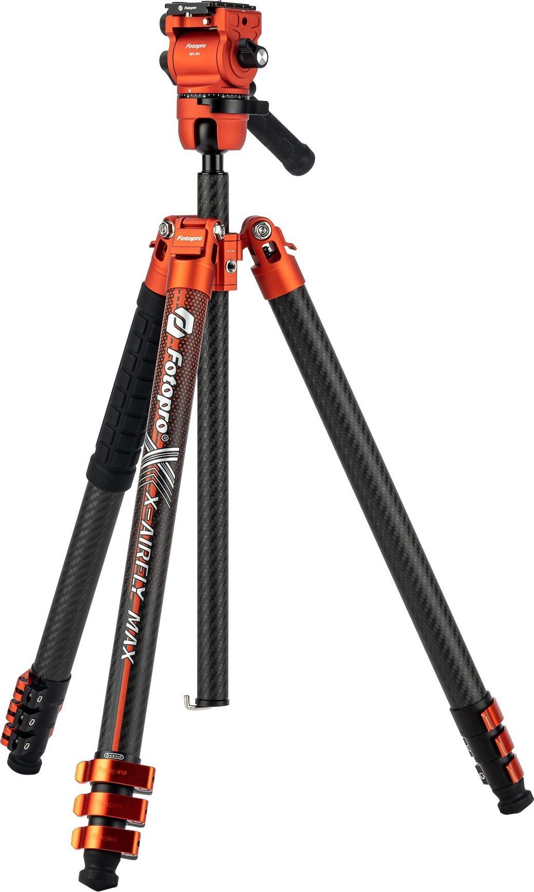 Statyw Fotopro fotograficzny pomarańczowy 171 cm X-Airfly Max Video