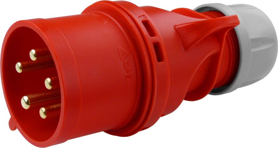 PCE Wtyczka przenośna 32A/5P IP44 PCE Typ 025-6 SHARK 5447