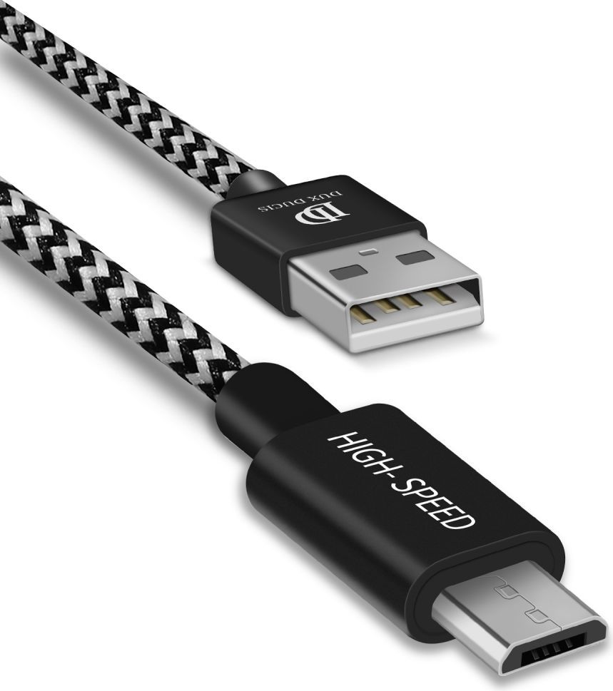 Kabel USB Dux Ducis USB-A - microUSB 2 m Czarny (6934913094181)