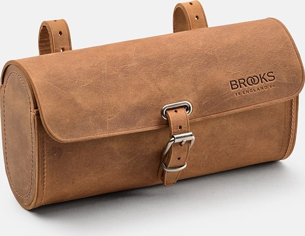 Brooks Torba podsiodłowa BROOKS CHALLENGE, Dark Tan, Pojemność 1,5L, Mocowanie na paskach, Garbowana...