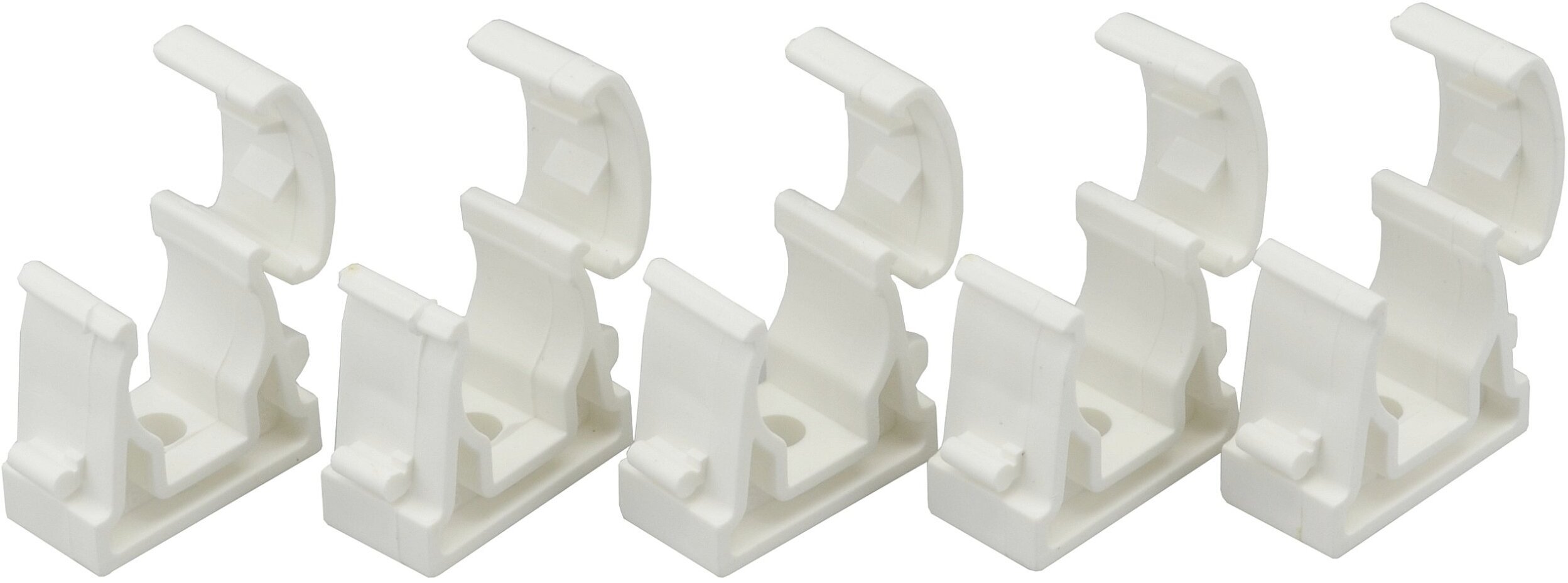 Uchwyt do rury AKS Zielonka UZU-16 111566 zamykany biały