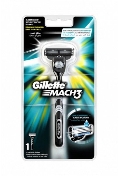 Gillette GILLETTE_Mach 3 maszynska do golenia + wkład 1szt - 7702018029655