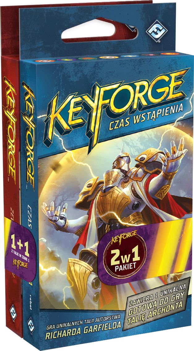 Rebel Pakiet KeyForge 2w1: Zew Archontów + Czas Wstąpienia - 2 Talie Archonta