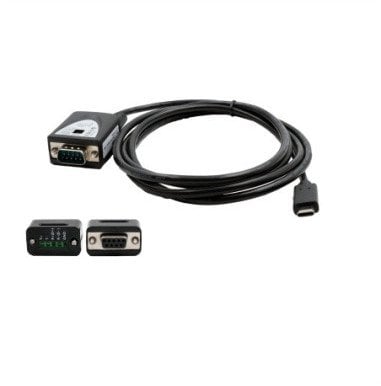Kabel USB Exsys USB-A - RS-232 1.8 m Czarny