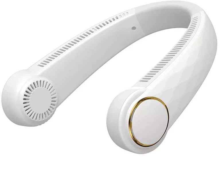 Wentylator na szyję mini wiatrak chłodzący 3 prędkości nawiewu 5V/USB