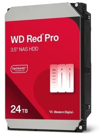 Dysk serwerowy WD Red Pro 24TB 3.5'' SATA III (6 Gb/s) (WD241KFGX)