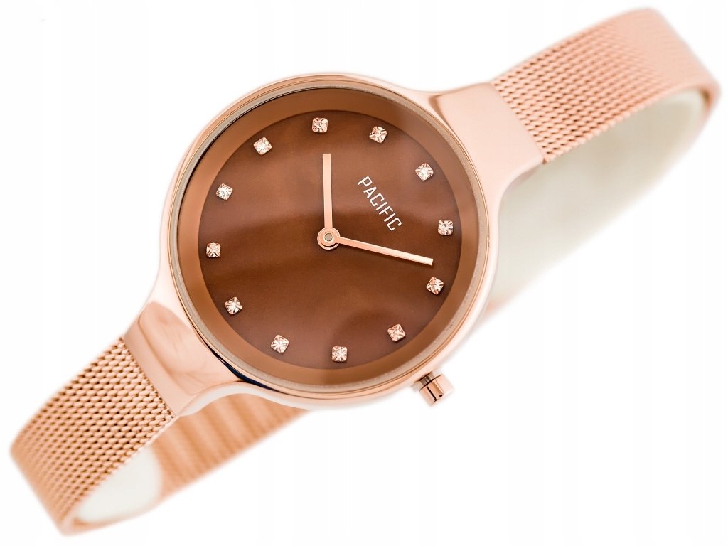 Zegarek Pacific ZEGAREK DAMSKI PACIFIC 6009 - rosegold + GRAWER