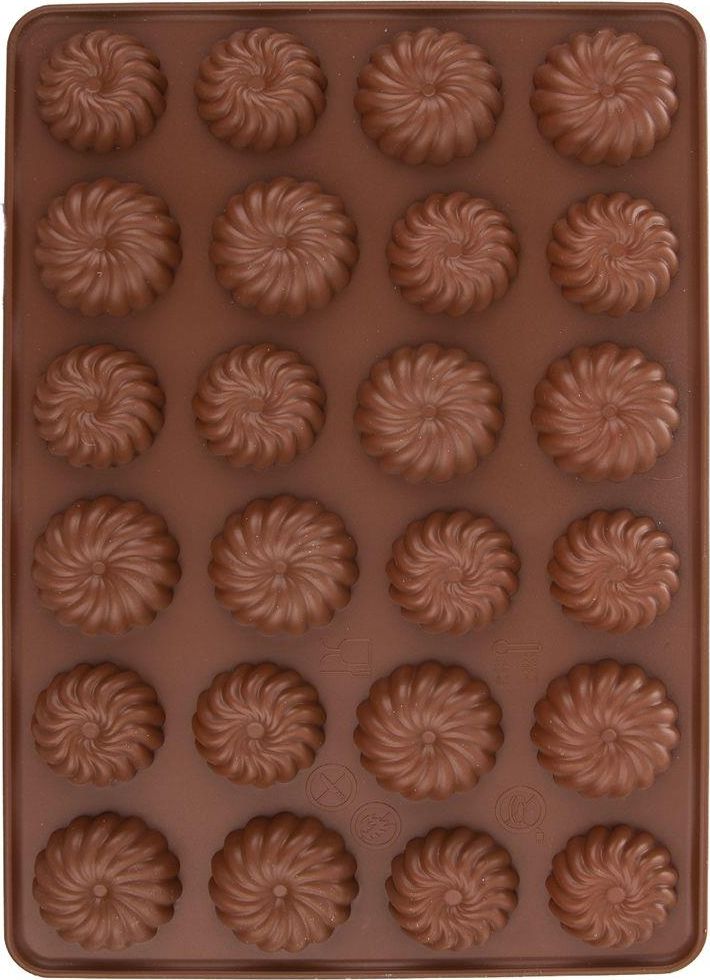 Orion Forma SILIKONOWA do pieczenia ciastek ciasteczek kruchych 24 sztuki