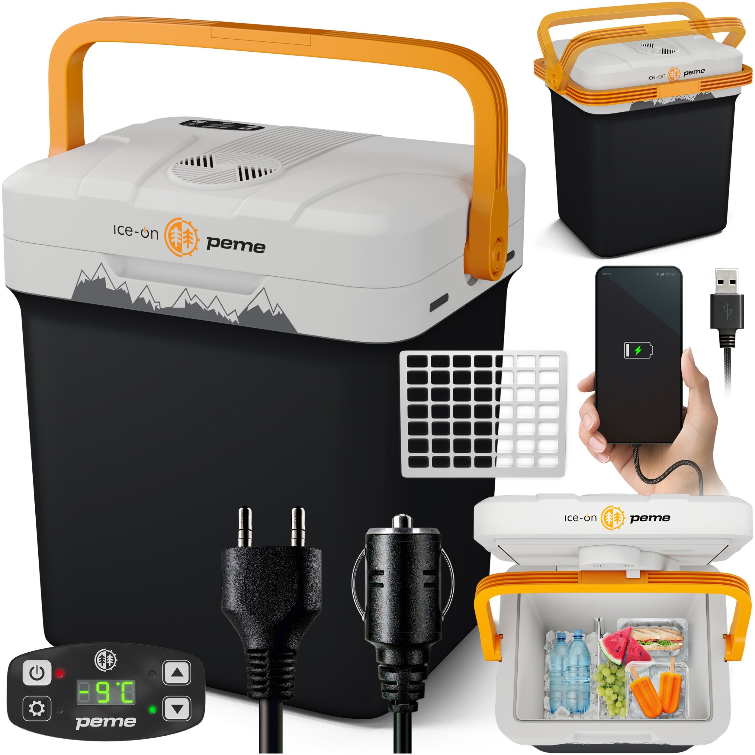 Lodówka turystyczna Peme Essential 27 Adventure Orange