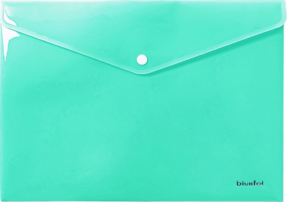 Biurfol Teczka kopertowa koperta na zatrzask A4 PP pastel