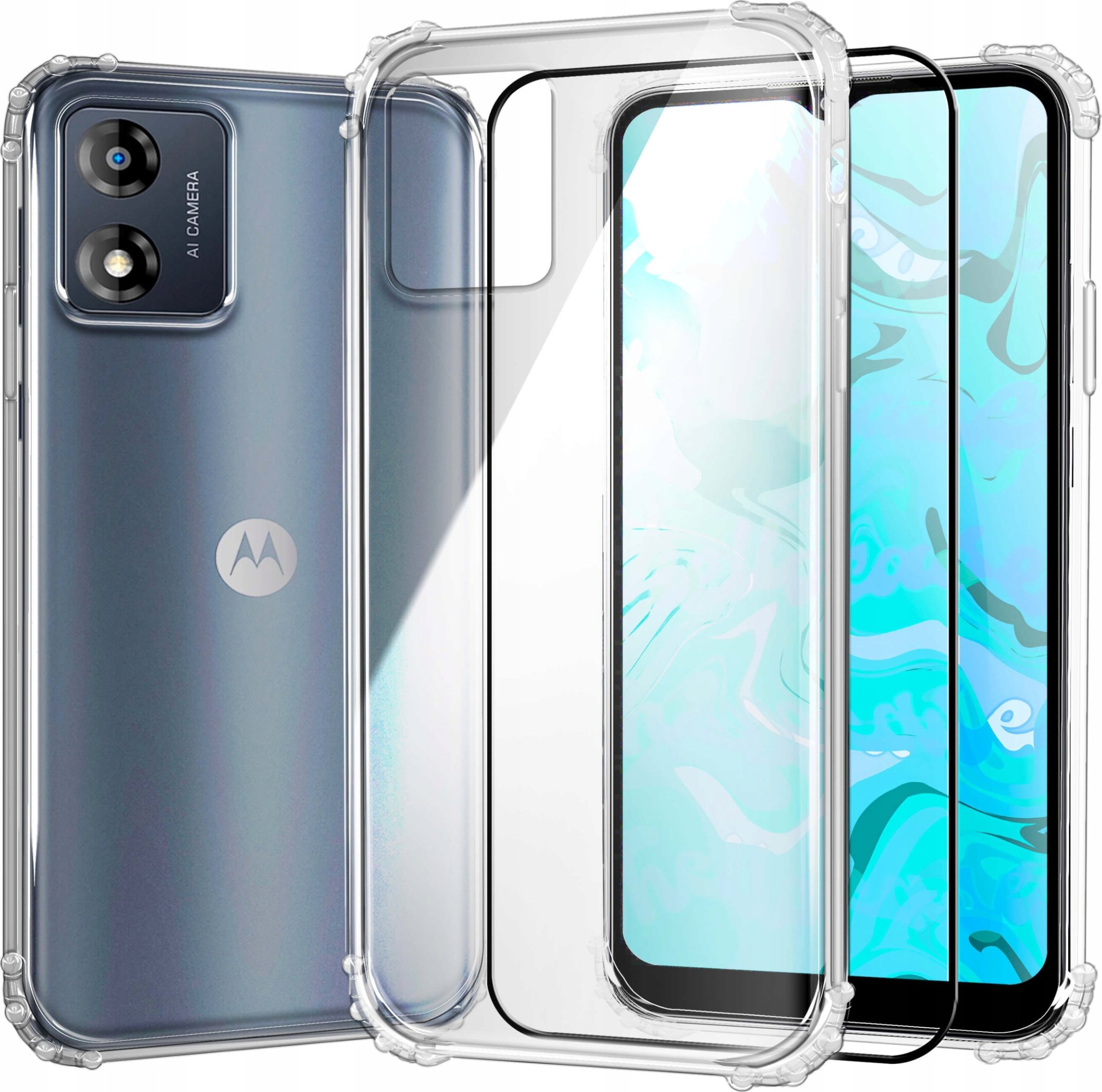 Hello Case ETUI PANCERNE DO MOTOROLA MOTO E13 | CASE SILIKON GUMOWE SLIM ANTI SZKŁO