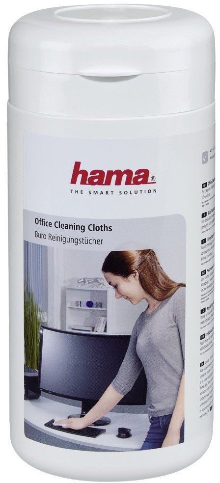 Hama OfficeClean 100 gab. - Tirisanas salvetes Puhastuslapid Hama OfficeClean 100tk