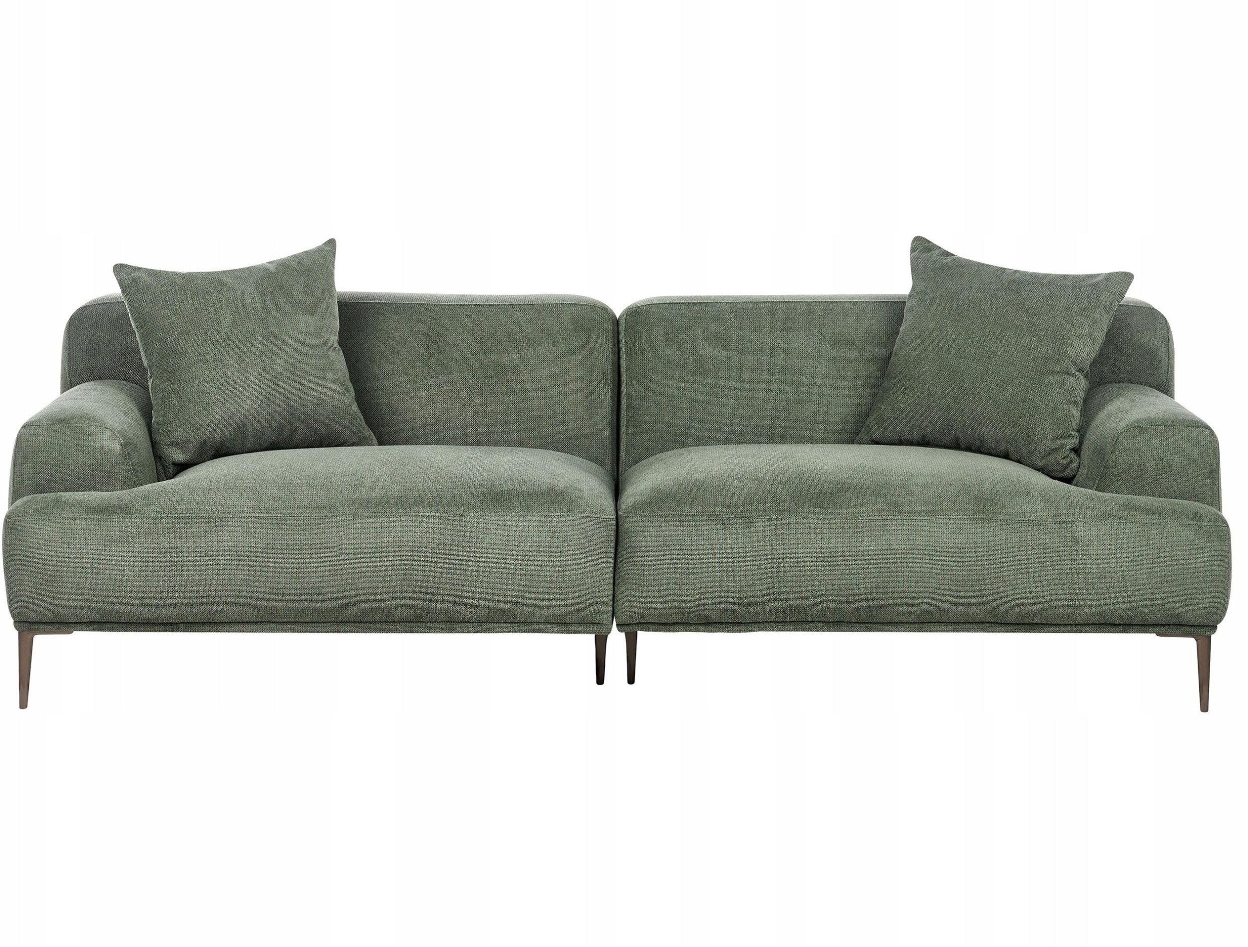 Zdjęcia - Sofa Beliani  dla 3 osób MATILA Zielony 