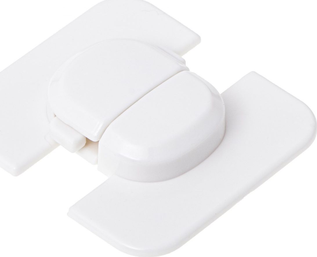 Ikonka Zabezpieczenie narożne blokada do szafek lodówki białe