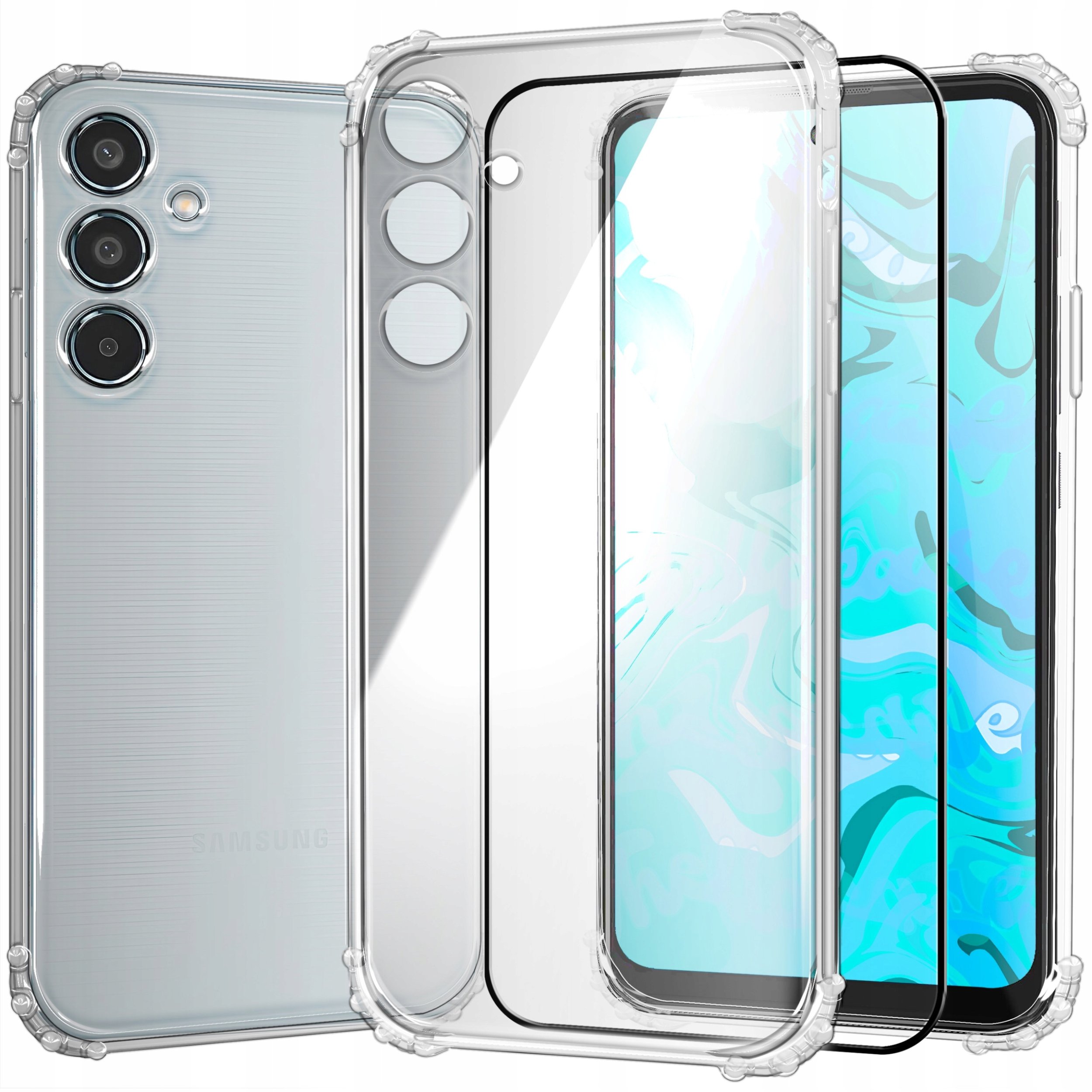 Hello Case ETUI PANCERNE DO SAMSUNG GALAXY M35 5G | CASE SILIKON GUMOWE SLIM SZKŁO