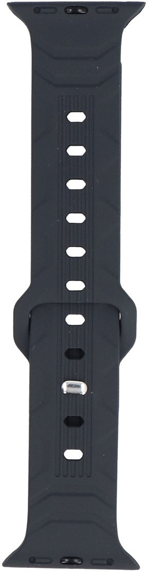 Pasek do smartwatcha GlacierX Silicone Wave Anthracite Grey do Apple Watch 38/40/41mm Antracytowy