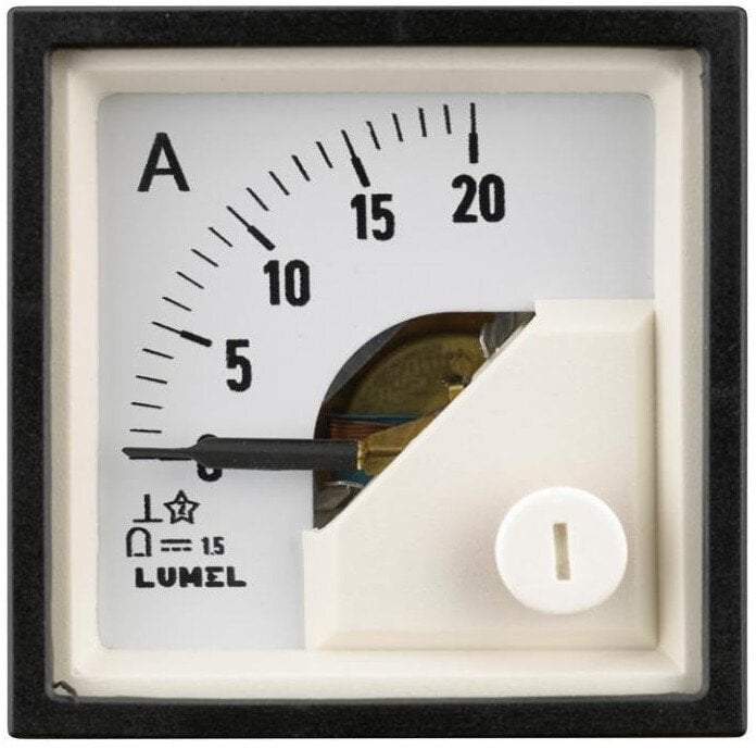 Lumel Amperomierz analogowy 48x48 I:IP65 A210:zakr.pom.25A MA16