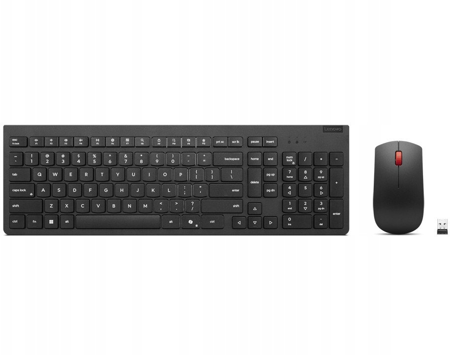 Zdjęcia - Klawiatura Lenovo  + mysz  Essential  (4X31R64481)