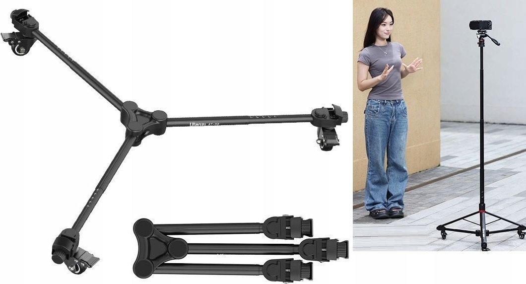 Statyw Ulanzi Wózek Statywowy Składany DOLLY Podstawka na Kółkach pod Statyw / ULANZI AT-02