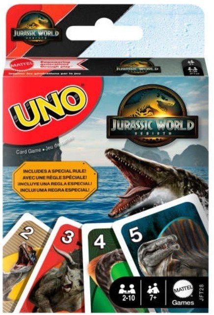 Mattel Gra UNO Jurassic World Rebirth