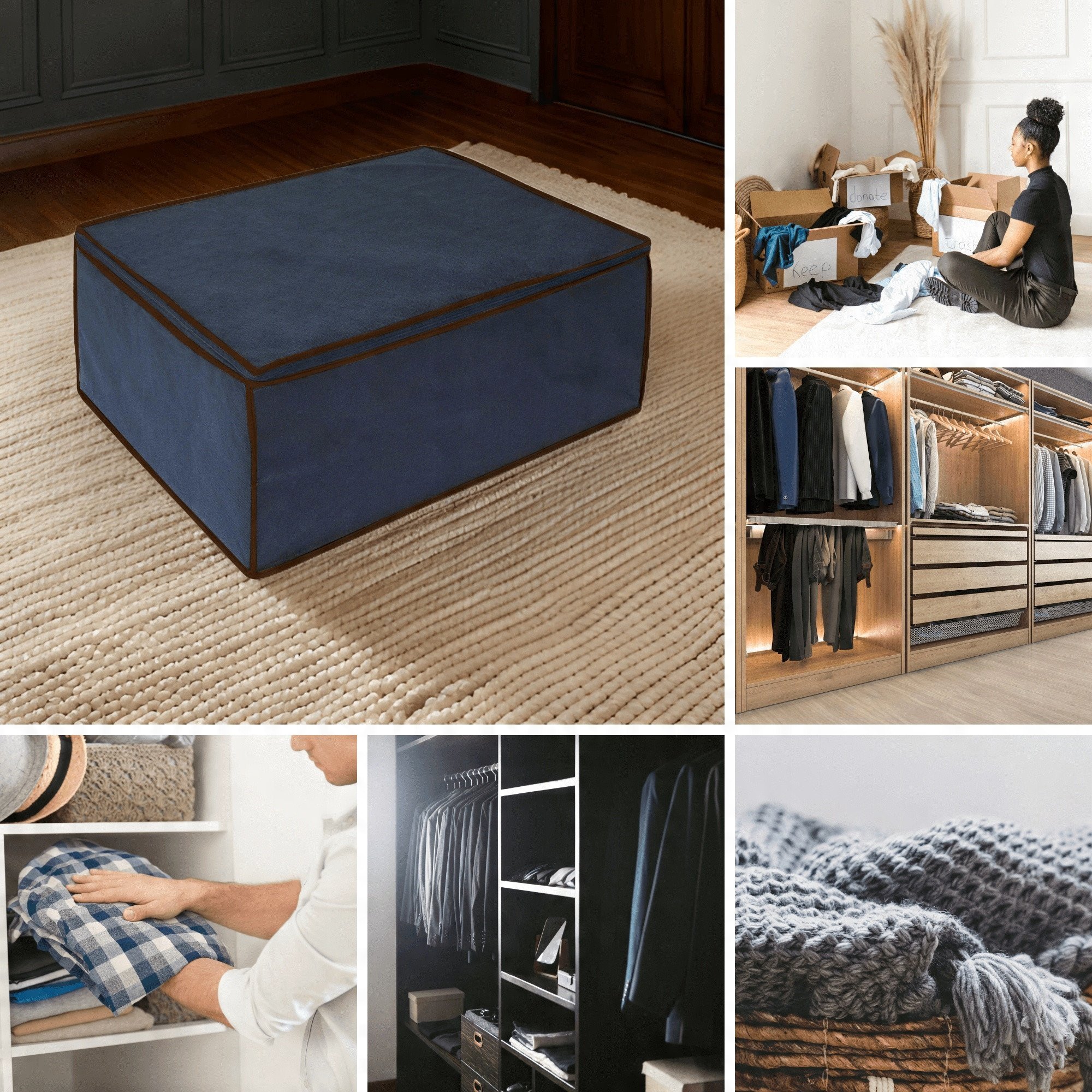 Rayen ORDINETT Segu soma 40x60x25cm Blue 1234010