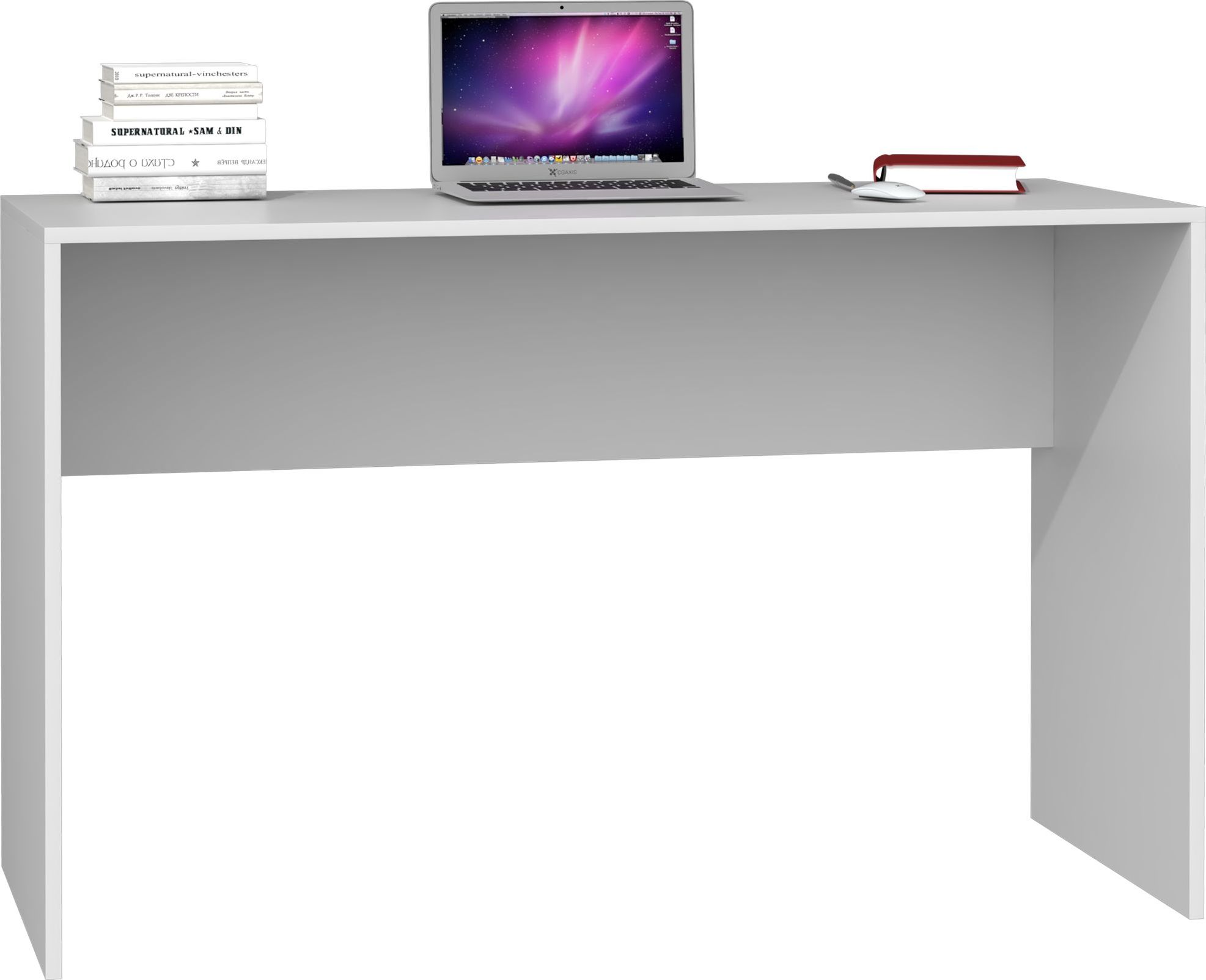 Фото - Офісний стіл Topeshop Biurko  Plus Białe 120 cm x 50 cm 