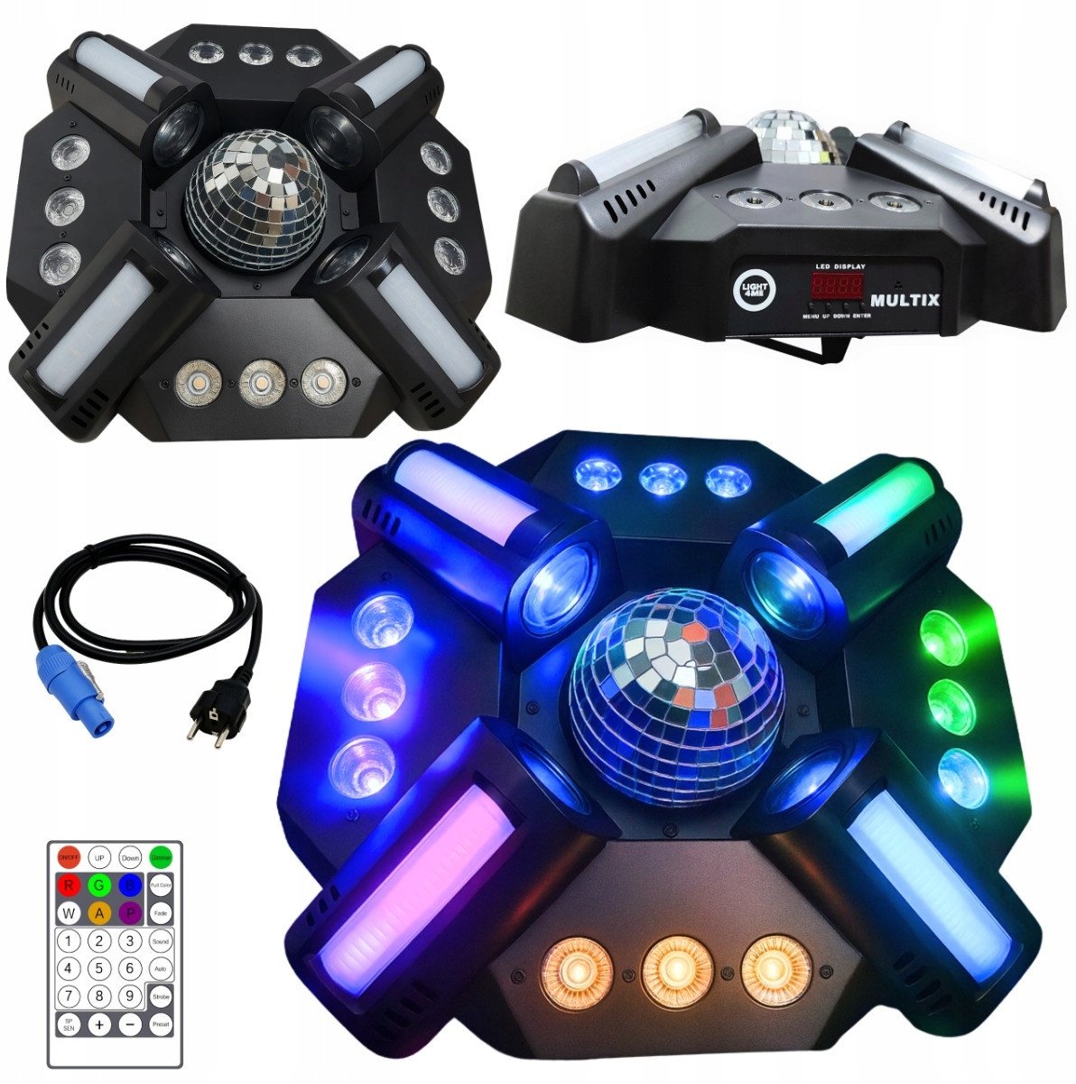 LIGHT4ME LIGHT4ME MULTIX multiefekt świetlny 3w1 LED scenic