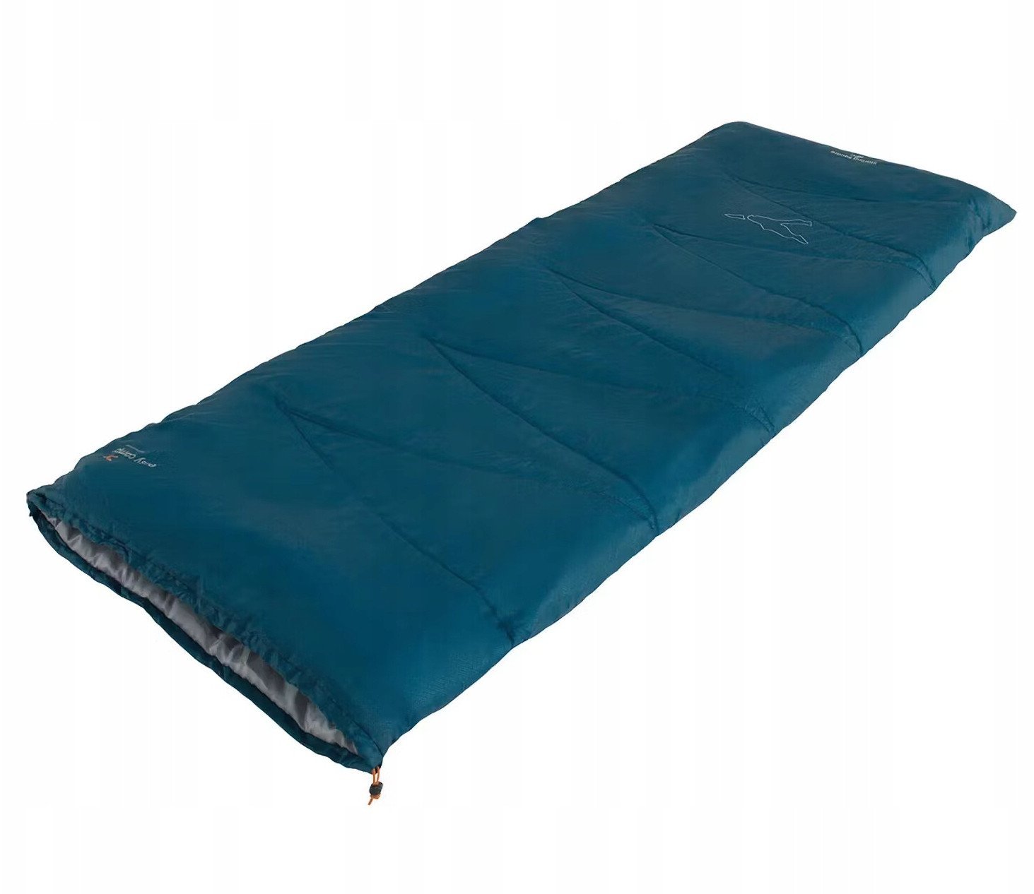 Outwell Starling Square Niebieski 10°C Left-Zipper Sleeping Bag for Camping, Niebieski |