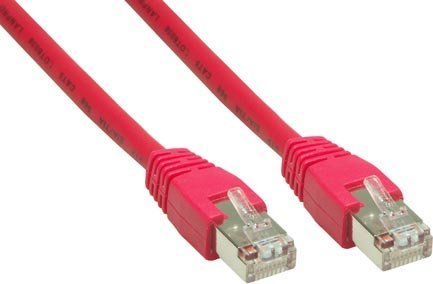 Good Connections Good Connections RNS® Patch Cable with Snap-in Protection, Cat. 6, S / FTP, PiMF, PVC, 250MHz, Red, 0.5m, Good Connections (8060-005R