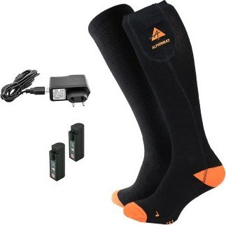 Zdjęcia - Odzież narciarska ALPENHEAT Podgrzewane skarpetki AJ26 ALPENHEAT FireSocks cotton M