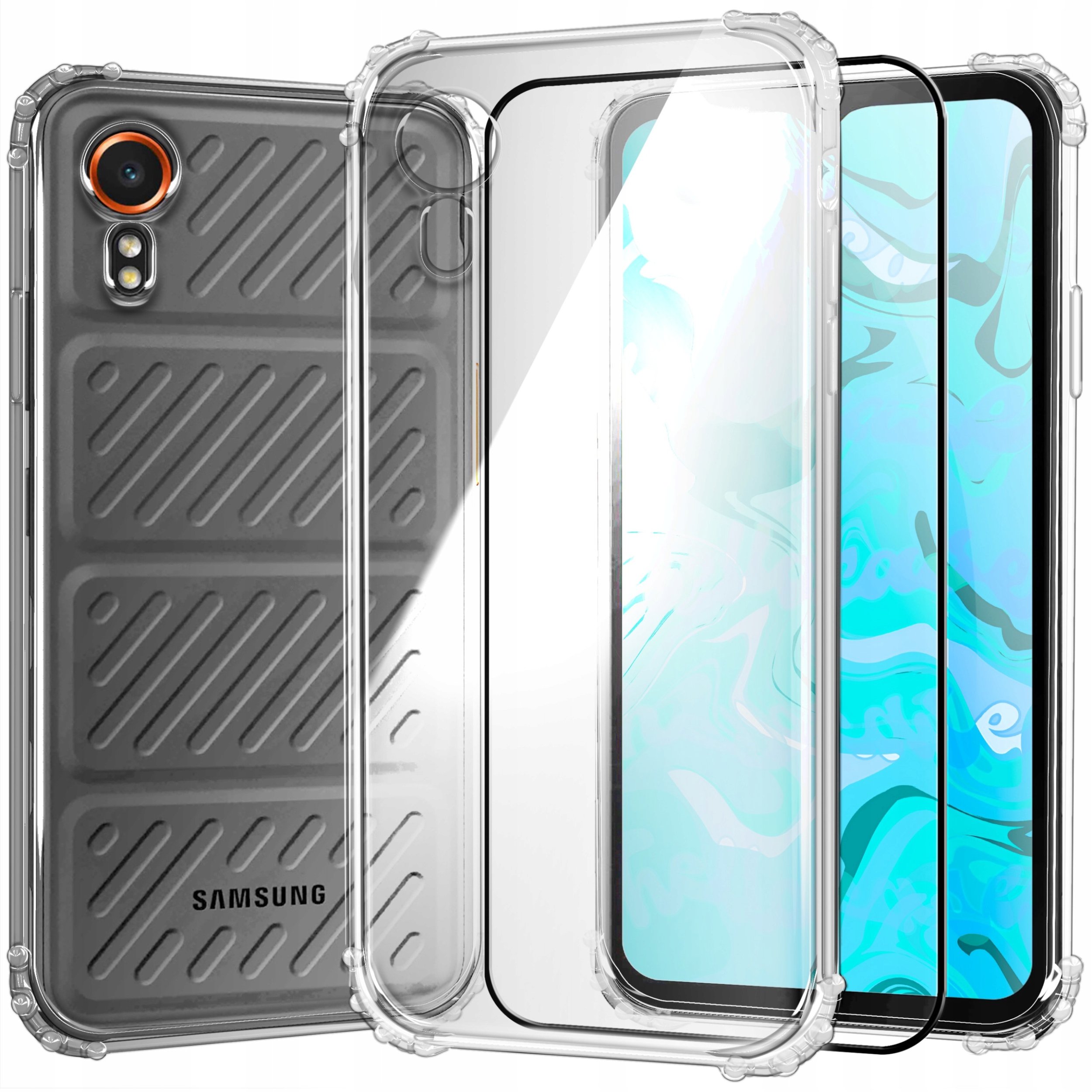 Hello Case ETUI PANCERNE DO SAMSUNG GALAXY XCOVER 7 | CASE SILIKON GUMOWE SLIM SZKŁO