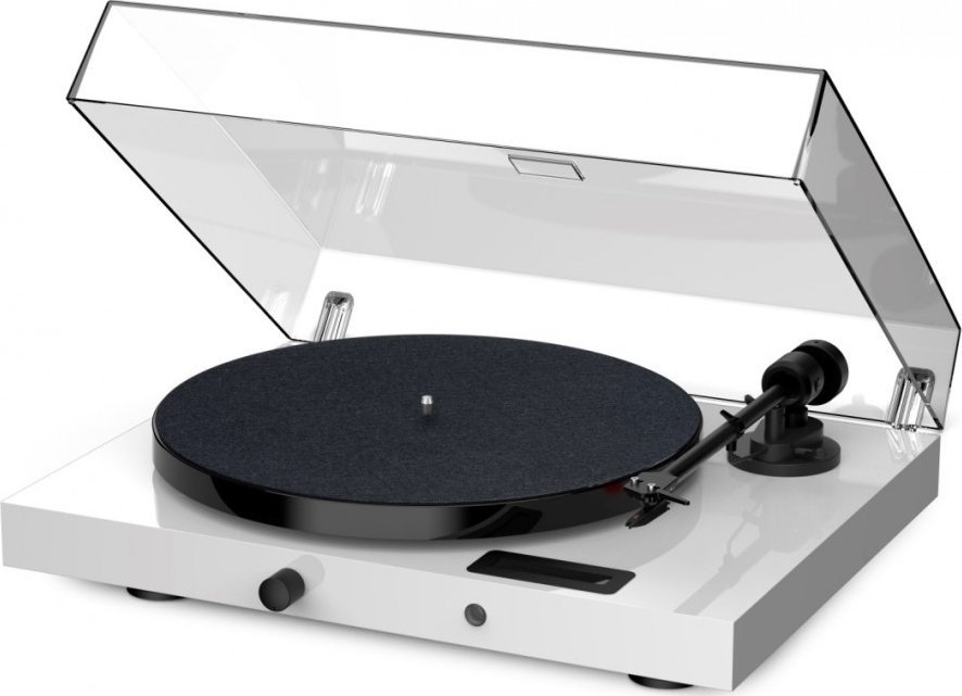 Фото - Програвач вінілу Pro-Ject Gramofon  Audio Systems  JukeBox E1 + piano OM5e Gramofon, System all-in-one / Plug and Play z Bluetooth, bi 