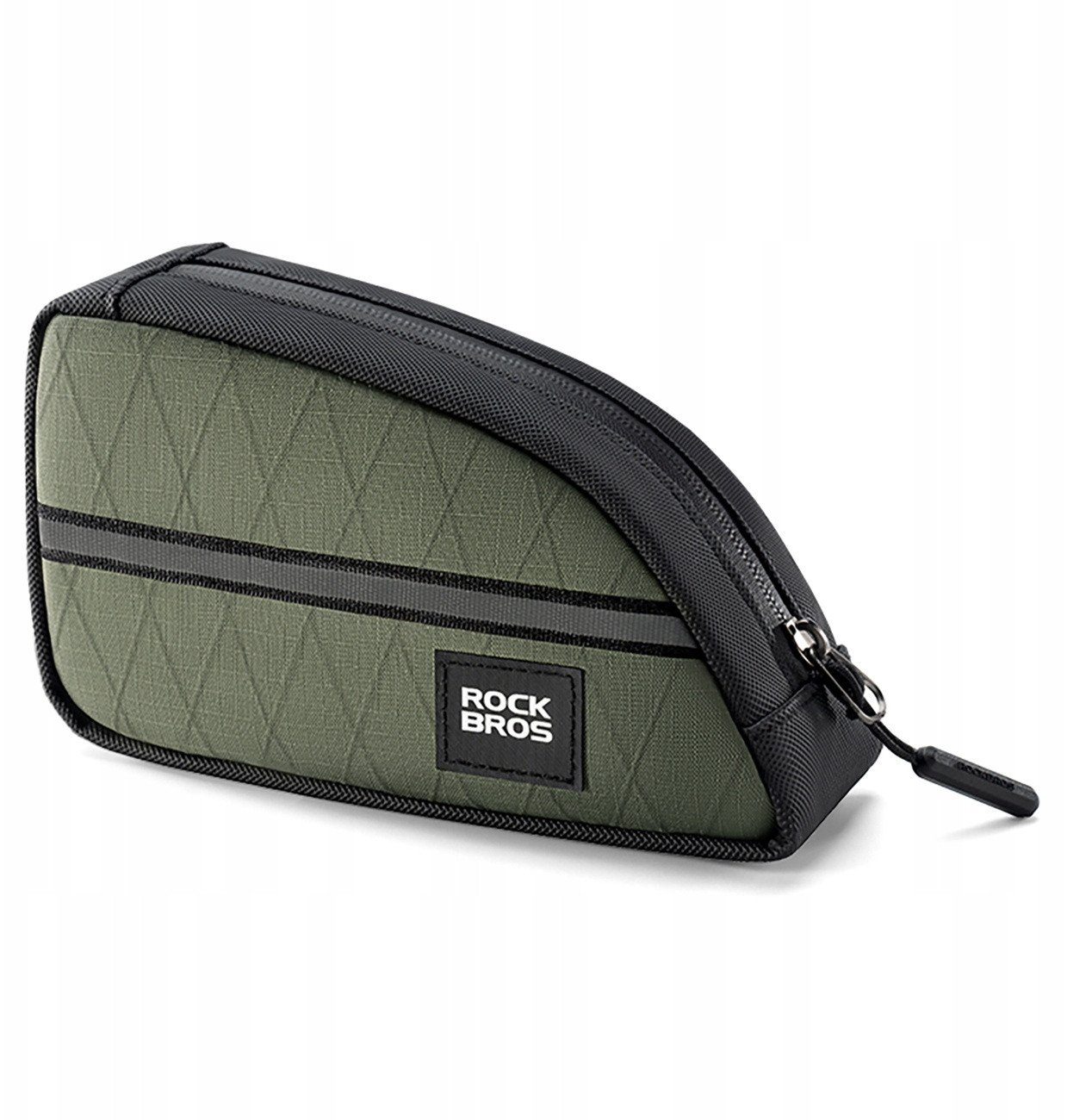 RockBros Torba trójkątna Rockbros na ramę rowerową 0,8l - zielona