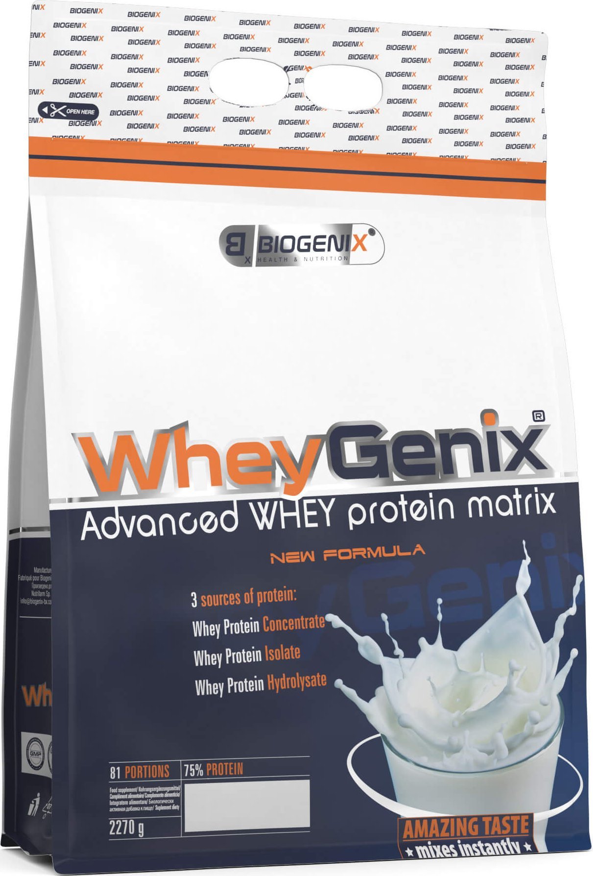 Фото - Передтренувальний комплекс Biogenix Whey Genix II - 2270 g - Toffi-Karmel