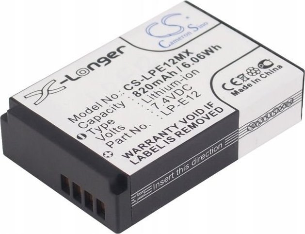Akumulator Cameron Sino Akumulator Bateria Typu Lp-e12 / Lc-e12 Do Canon / Cs-lpe12mx