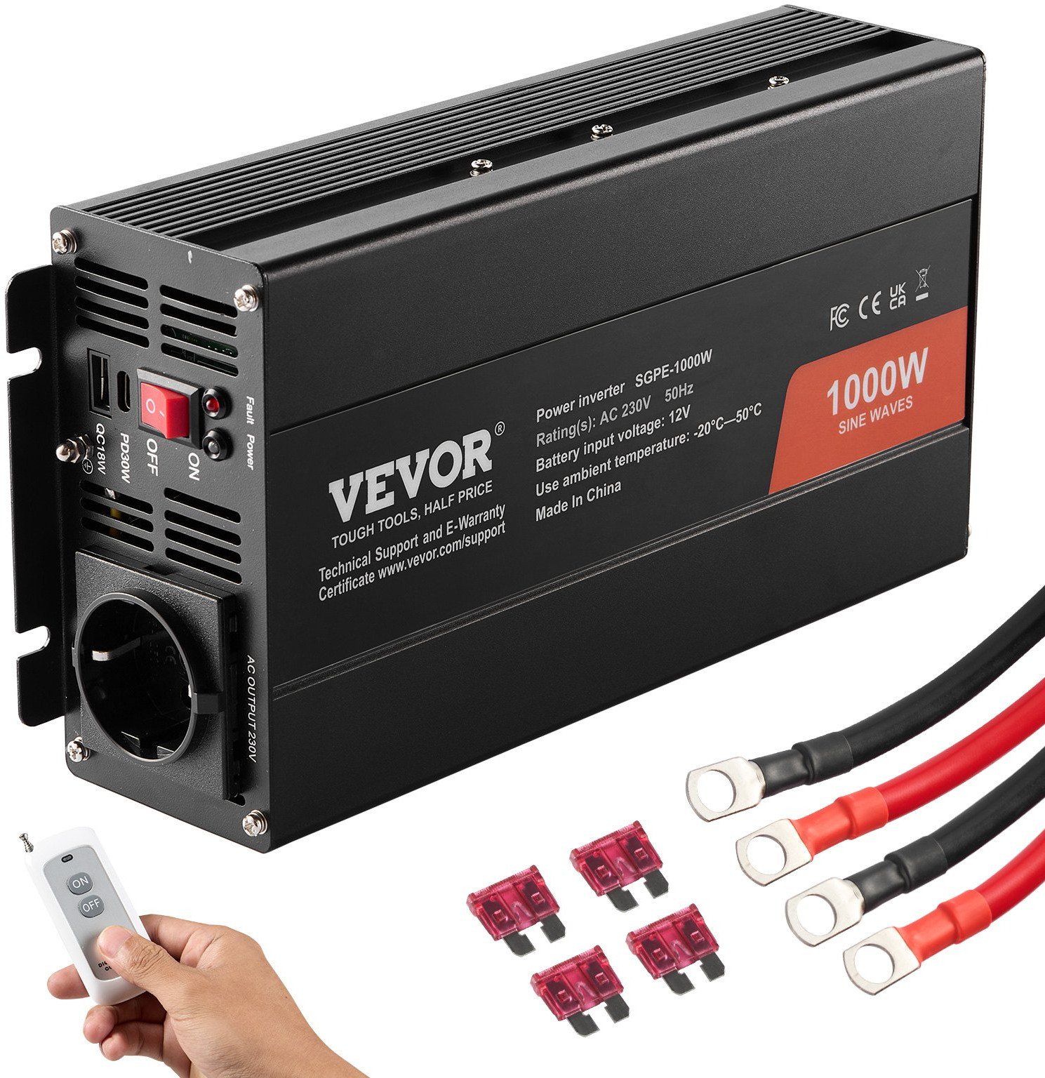 Przetwornica napięcia falownik 1000 W