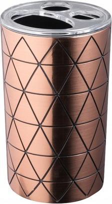 Bisk Kubek łazienkowy na szczoteczki Star miedziany