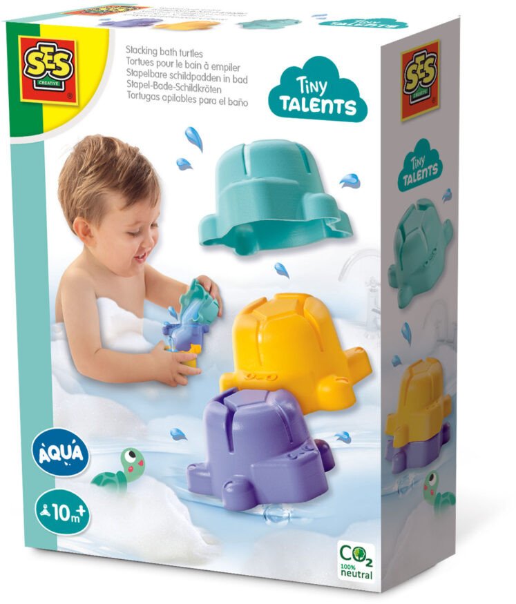 Tomy *****SES Zabawka do kąpieli Foremki żółwie 13058