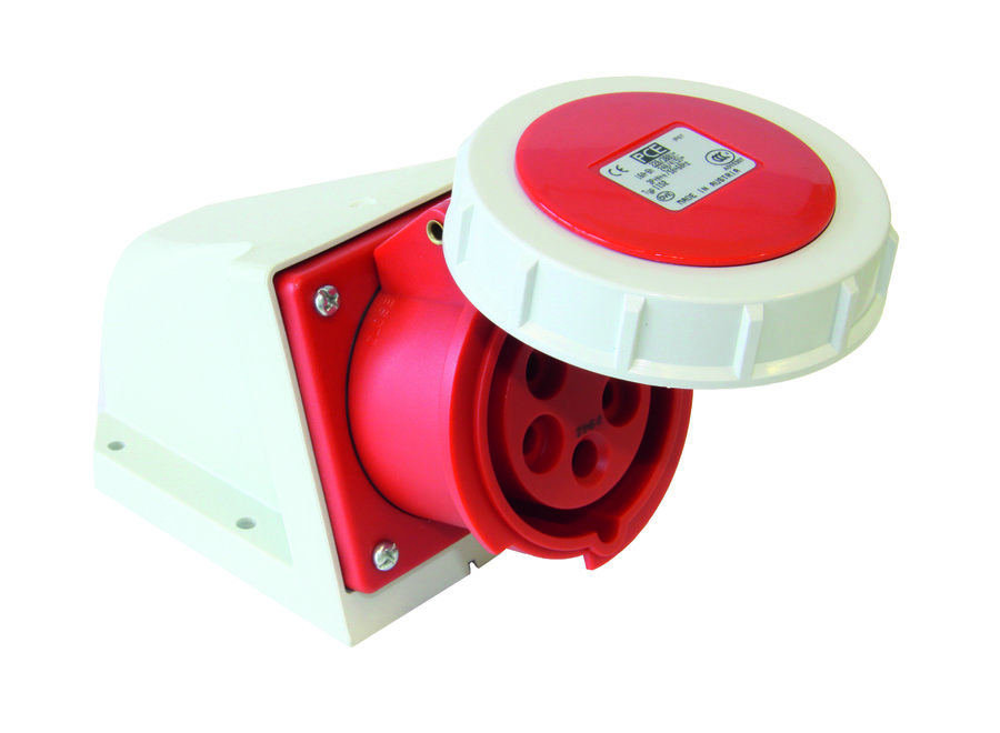 PCE Gniazdo stałe 32A 400V 3P+Z+N bez dławika IP67 1252-6