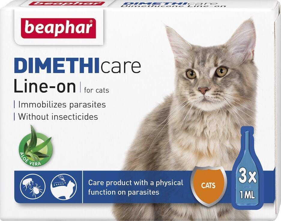 Beaphar Flea & Tick Line On (Dimethicone) Cat
